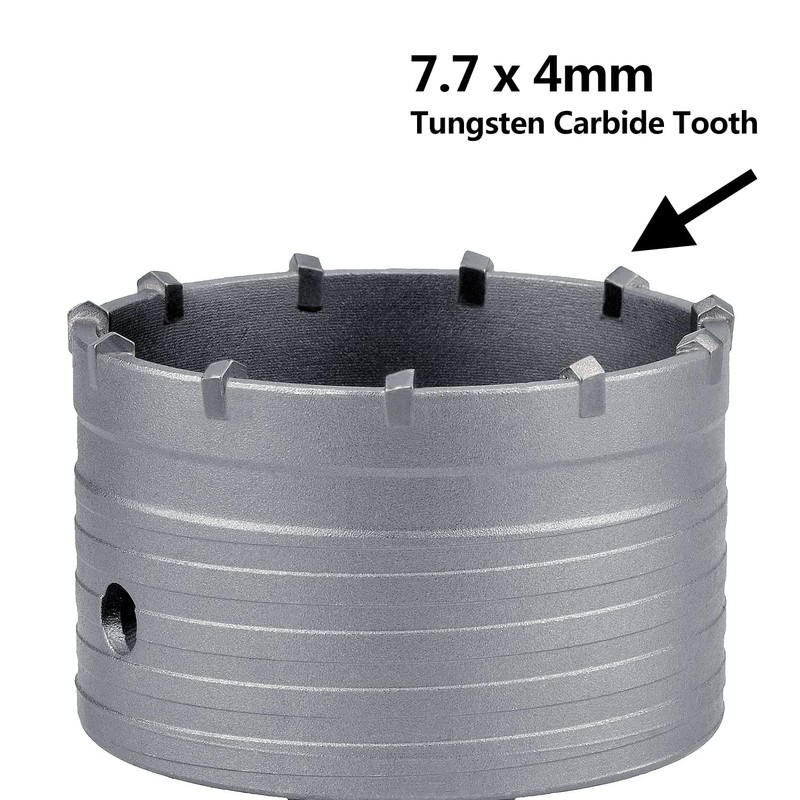 GUICGOC 90mm / 3.5 inch Concrete Hole Saw with 220mm