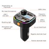 QUMOX Bluetooth 5.0 Car FM Transmitter C26 with Hands-Free Calling,