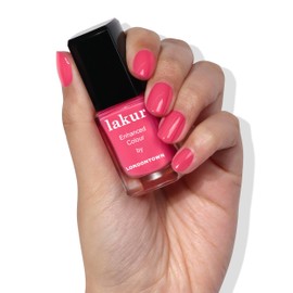 LONDONTOWN LONDONTOWN Nail Polish Hotel California Collection Long Lasting Chip-resistant Vitamin E Rapeseed Flower Oil, 0.4 oz, Electric Flamingo