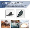 Flygun 10 PCS Car Shark Fin Tail Simulation Antenna, ABS