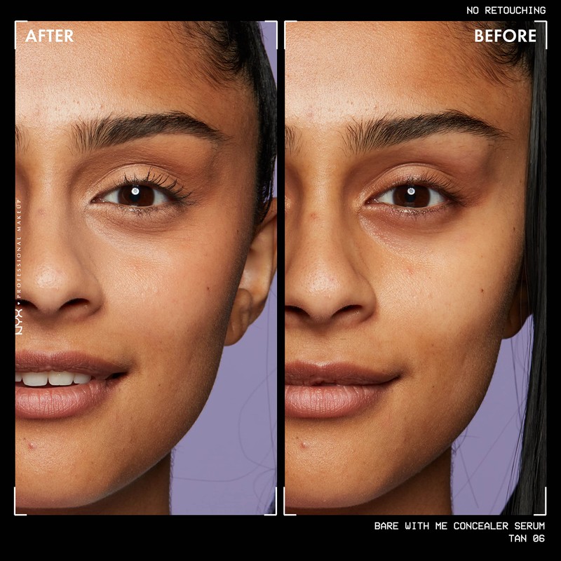 NYX Professional Makeup, Natural Finish Medium Coverage Serum, Bare With