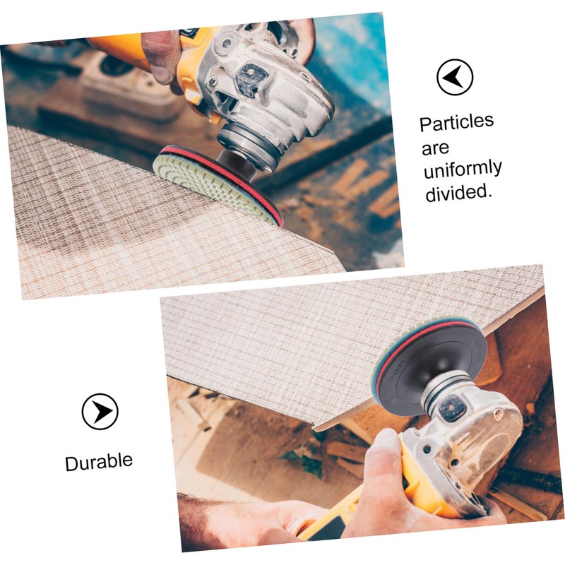 TEHAUX 8pcs Diamond Polishing Disc Set for Wet Use Resin