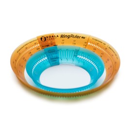 Koala Tools | Ring Ruler Combo Pack - Circle Stencil & Templates Tools | 1"- 3.5" & 3" - 6" Adjustable Diameter - Geometric Tool for Drawing Circles