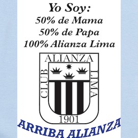 CafePress Alianza Lima Infant Bodysuit Cute Infant Bodysuit Baby Romper Sky Blue