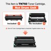 v4ink 2PK TN760 Toner Compatible Replacement for Brother TN760 TN730