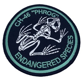 Squadron Nostalgia LLC CH-46 Endangered Species Patch – Plastic Backing