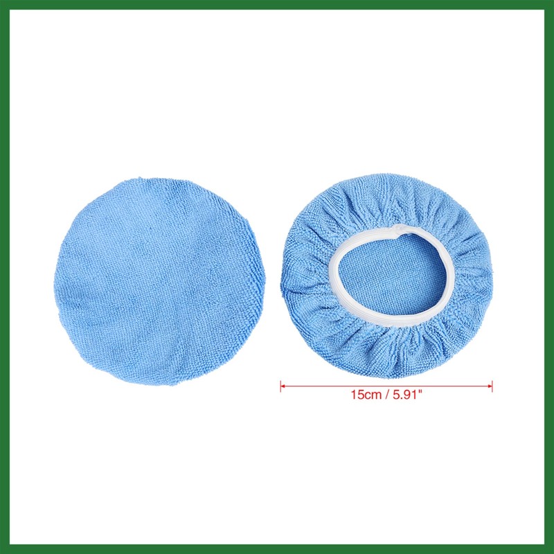 Motoforti 10pcs 5-6 Inch Microfiber Car Polishing Buffing Pad Bonnet