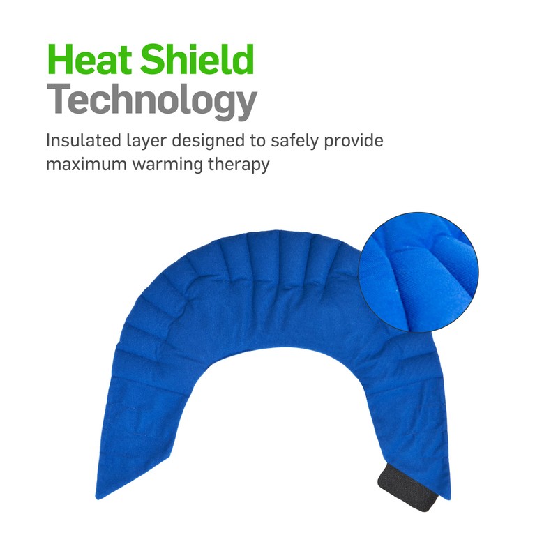NatraCure Microwaveable Warming Shoulder Wrap Pad w/Heat Shield Technology