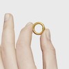 TOUS Small Gold-Plated Hold Ring Pendant, 16mm