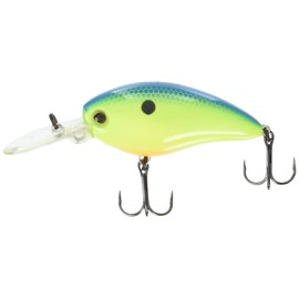 Yo-Zuri F1140 BCL 3DS Crank MR Floating Diver Lure, 2-Inch, Blue Back Chartreuse