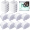 HIULLEN Pack of 16 Cat Drinking Fountain Filters, Replacement Carbon Filter for Pets, Foam Pre-Filter and Carbon Filter for Dogs and Cats for Rustproof PetSafe Drinkwell Multi-Pet, Avalon, Pagodas