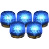 Seco-Larm SL-126Q/B Pack of 5 Strobe Lights, Blue; 6 ot