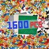 1600 PCS Building Bricks Set, Classic Bulk Building Blocks Compatible