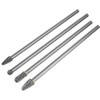 Bestgle 4 Pieces Carbide Bar Bits Tungsten Steel Grinding Head
