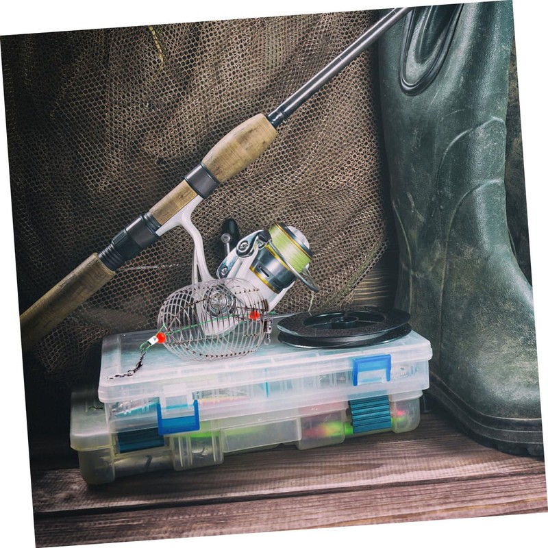 Kisangel 5Pcs Outdoor Fishing Bait Cage Fishing Trap Basket for