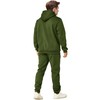 Men's Tracksuits 2 Piece Casual Long Sleeve Sweatsuits Athletic Hoodie