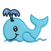 PatchMommy Whale Patch, Iron On/Sew On - Appliques For Kids