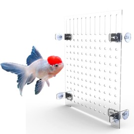 Bubble Magus Acrylic Aquarium Fish Tank Divider Clear Kit Fit for All Type Aquarium Divider with Suction Cups (9.7"*11.39")