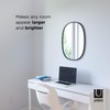 Umbra Hub Oval Mirror