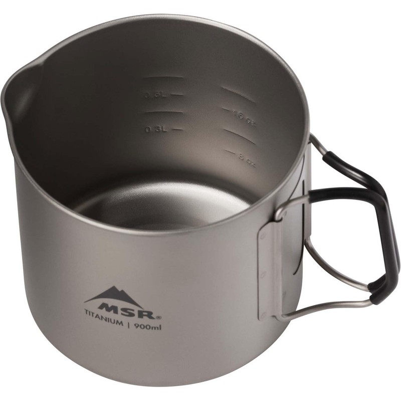 MSR Titan Titanium Camping Kettle, 900 mL