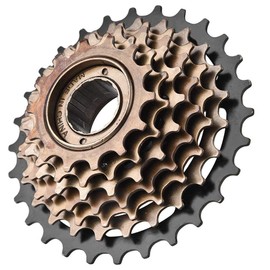 7 Speed Freewheel, 7 gear cassette Screw On Freewheel Cassette Mountain Bike Replacement Accessory