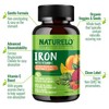 NATURELO NATURELO Vegan Iron Supplement with Vitamin C and Organic
