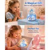 Snow Globe, Castle Musical Snowglobe with Automatic Snowfall (Blue)