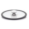 Berndes 20 cm Glass Lid with Black Silicon Rim