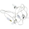 Darice White, Accessory Cord with 3 Lights, 6 Feet, 6401