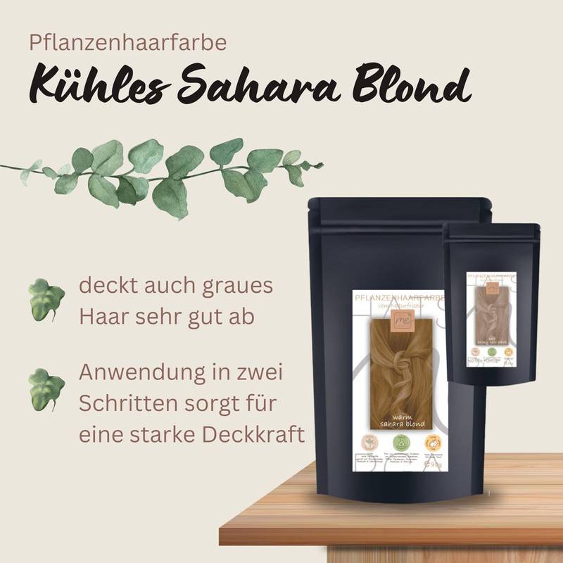 Professional Plant Hair Colour Set Cool Sahara Blonde in 2