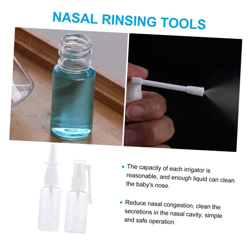 WOONEKY Nasal Cavity Cleaning Tools Nose Cleaning Bottles Pot Sinus