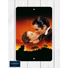 Unbranded GONE WITH THE WIND CUSTOM HANGING METAL WALL SIGN 8x12"