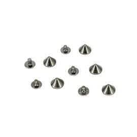Trimming Shop 50 x Bronze Punk Spike Cone Screw Back Studs Rivets in 9.5mm x 6mm