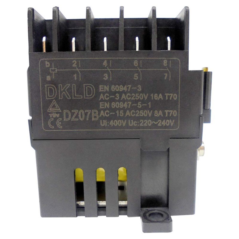 Machine switch with integrated contactor (JD3 / DZ07) and U-release