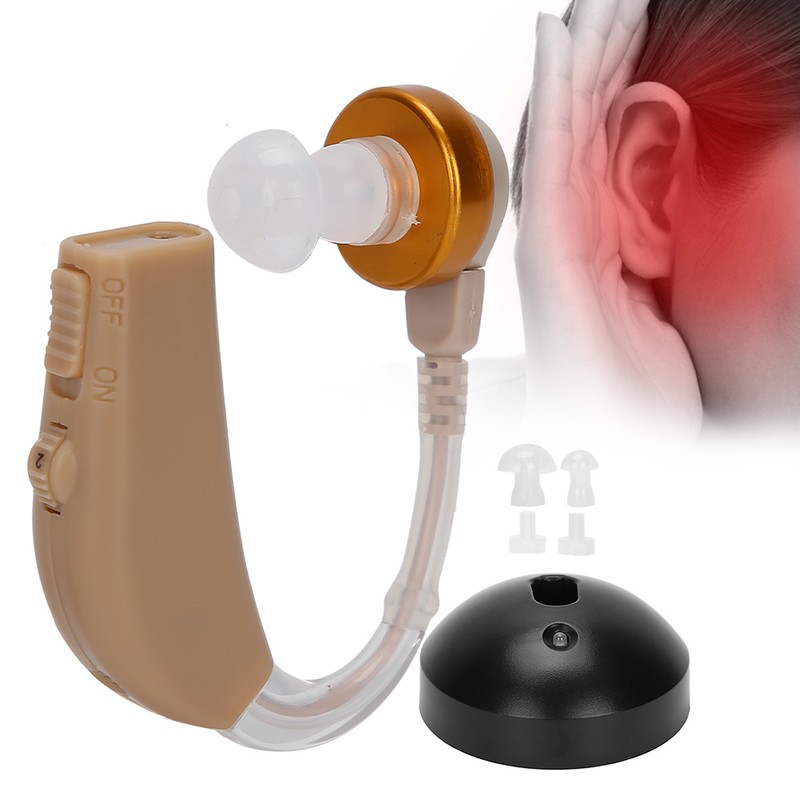 Hearing Amplifier Rechargeable Wireless Volume Control Hearing Aid for Children