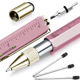 Dad Gifts for Fathers Day, Hongred 6 in 1 Multitool Pen, Stocking Stuffers for Mens Gifts for Him Husband, Father's Day for dad, Birthday for Men, Tools Cool Gadgets,Office Gift