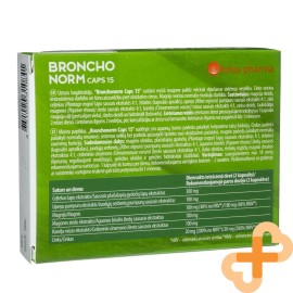 BRONCHONORM CAPS 15 Capsules Respiratory Tract Health Support Supplement Zinc