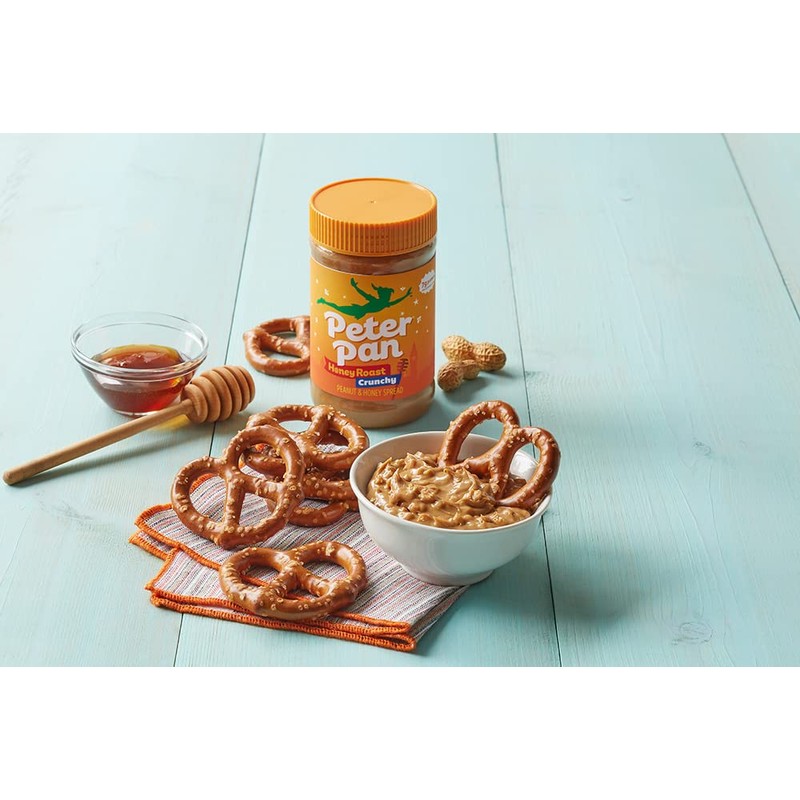 Peter Pan Crunchy Honey Roast Peanut Spread, 16.3 oz (Pack