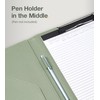 Clipboard Folder Padfolio, Mymazn Writing Portfolio Faux Leather Clipboards with