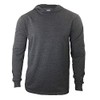 Men Construction Long Sleeve Work T Shirts with Hood (Charcoal,