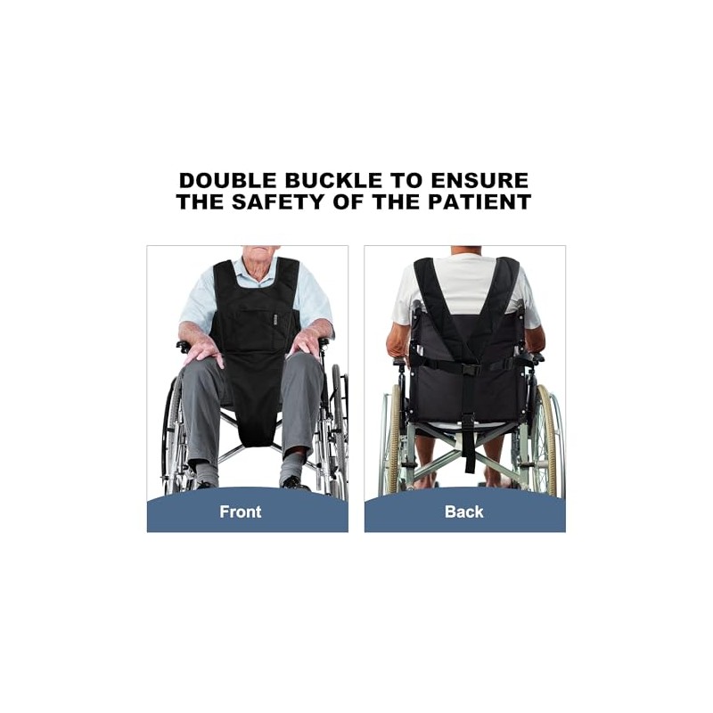 MDSTOP Cinturón De Seguridad Para Silla De Ruedas, Cinturón De