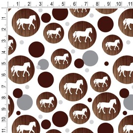 GRAPHICS & MORE Horse Silhouette Cowboy Western Gift Wrap Wrapping Paper Roll