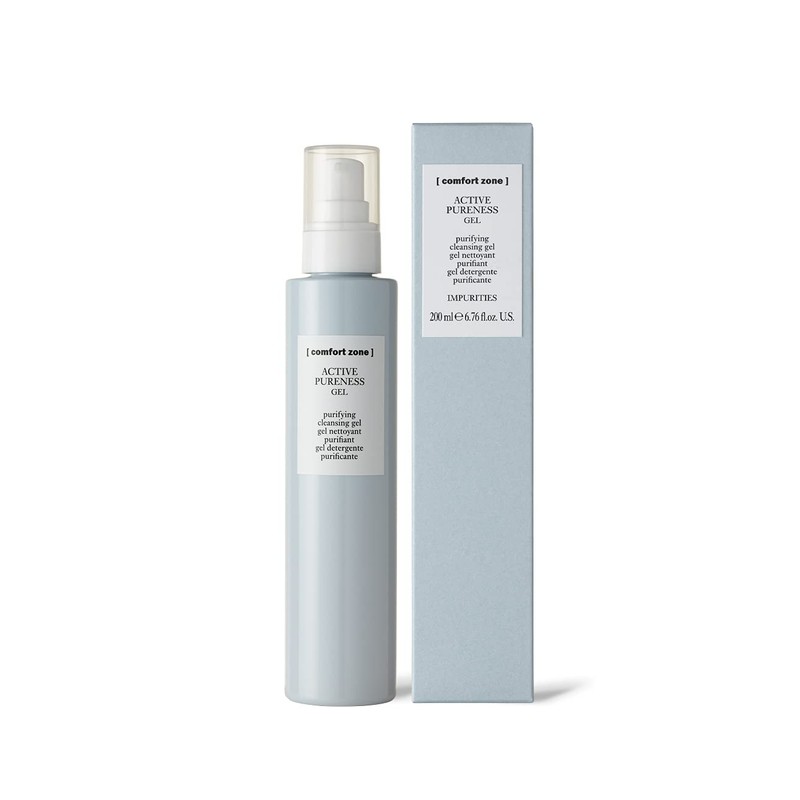 [ comfort zone ] Active Pureness Cleansing Gel, Exfoliating Face