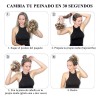 Chongos Postizos Cabello Moño Pelo Desordenado Postizo,2 Pza