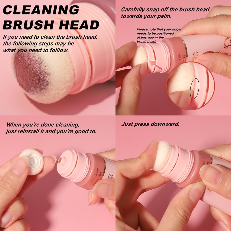 Nekoogirl Liquid Blush, Cream Blush for Cheeks, Matte Natural Blush,