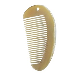 Minkissy 1pc Horn Styling Grooming Comb Tooth Wide Toothed Static Piercing Hair Massaging Comb