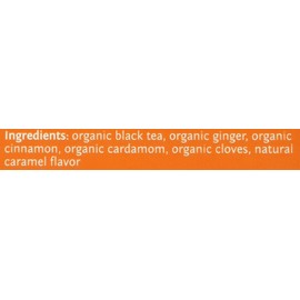 Steep by Bigelow Organic Chai 20 Count Organic Caffeinated Individual Black Tea Bags, for Hot Tea or Iced Tea, Drink Plain or Sweetened with Honey or Sugar