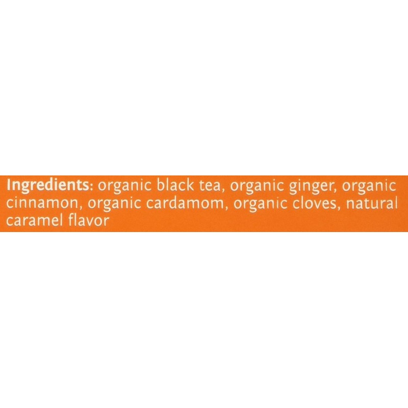 Steep by Bigelow Organic Chai 20 Count Organic Caffeinated Individual