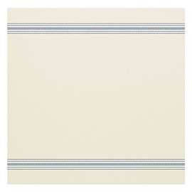 Hoffmaster FP1313 FashnPoint Blue and White Dishtowel Printed Flat Pack Napkin, Ultra Ply, 15 1/2" x 15 1/2" (3 Packs of 250)