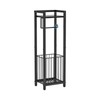 Narrow Side Toilet Paper Holder with Storage Rack - Freestanding